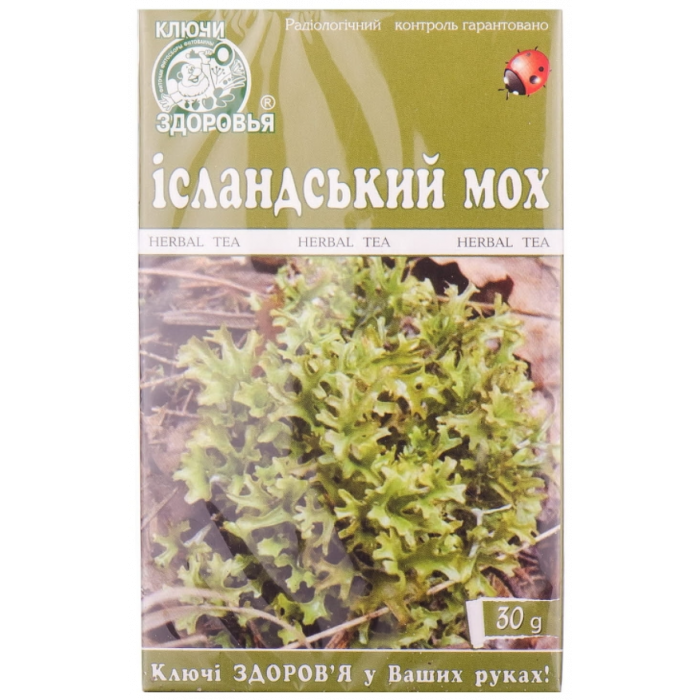 Фиточай Ключи Здоровья Исландский мох 30 г купить