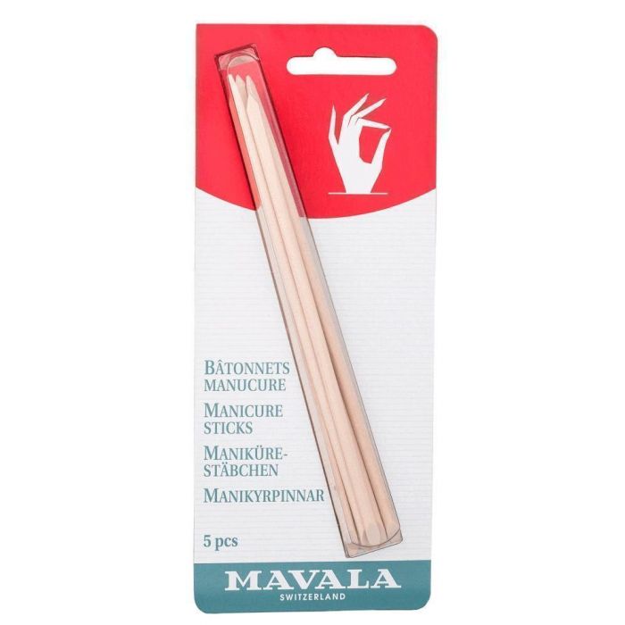 Палочки Mavala Manicure Sticks для маникюра деревянные на блистере 5 шт  цена