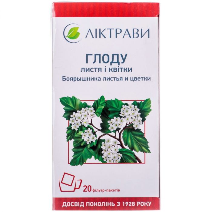 Глоду листя та квітки 2,5 г у фільтр-пакет №20 в Україні