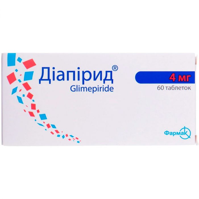 Діапірид 4 мг таблетки №60  в інтернет-аптеці