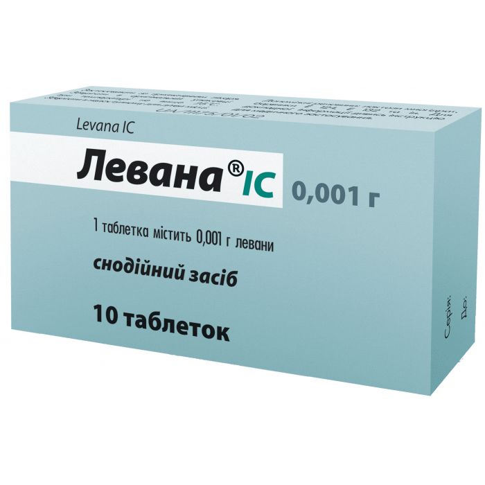 Левана IC 0,001 г таблетки №10  недорого