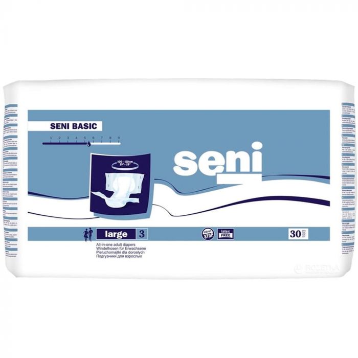 Підгузки для дорослих Seni Basic Large №30 в інтернет-аптеці