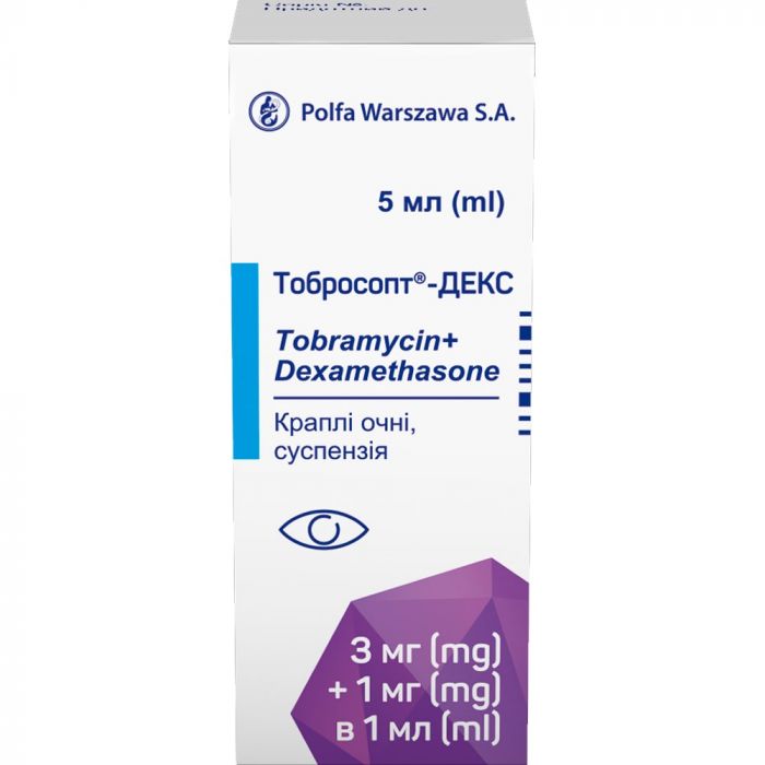 Тобросопт-Декс 3 мг/ 1 мг суспензія краплі очні флакон 5 мл ADD