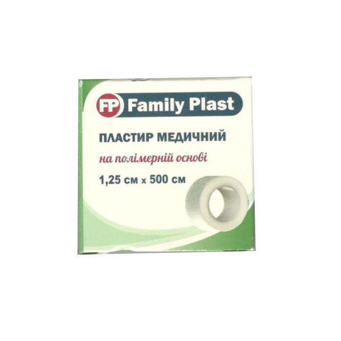 Пластир Family Plast медичний на полімерній основі 1,25 см х 500 см  недорого