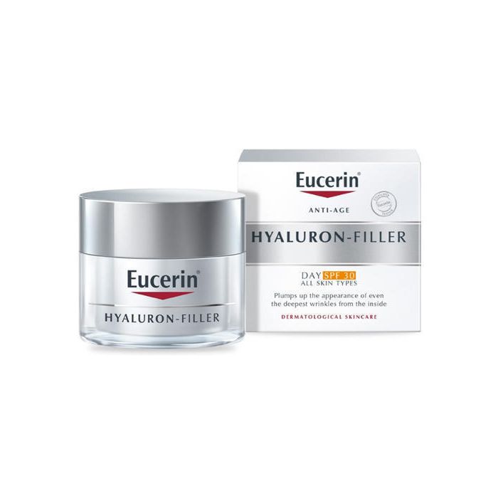 Крем Eucerin Hyaluron-Filler дневной против морщин для всех типов кожи SPF 30 50 мл в аптеке