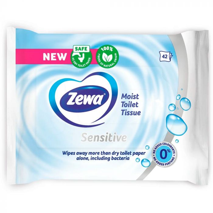 Туалетний папір вологий Zewa Sensitive №42 в інтернет-аптеці
