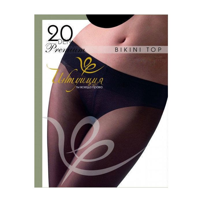 Колготи жіночі Інтуіція Bikini Top Premium 20 (р.2) чорний в Україні