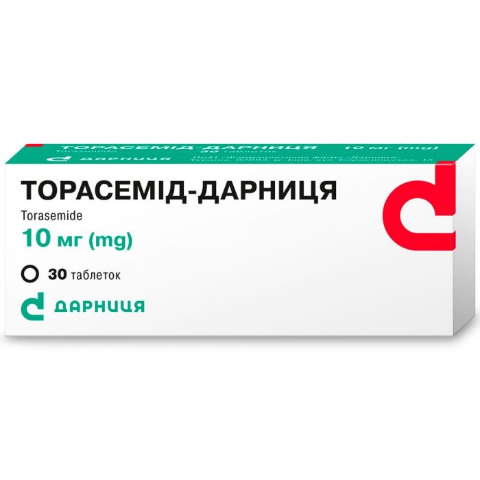 Торасемід-Дарниця 10 мг таблетки №30 замовити