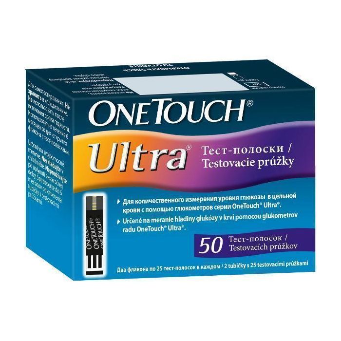 Тест-смужки OneTouch  Ultra №50  фото