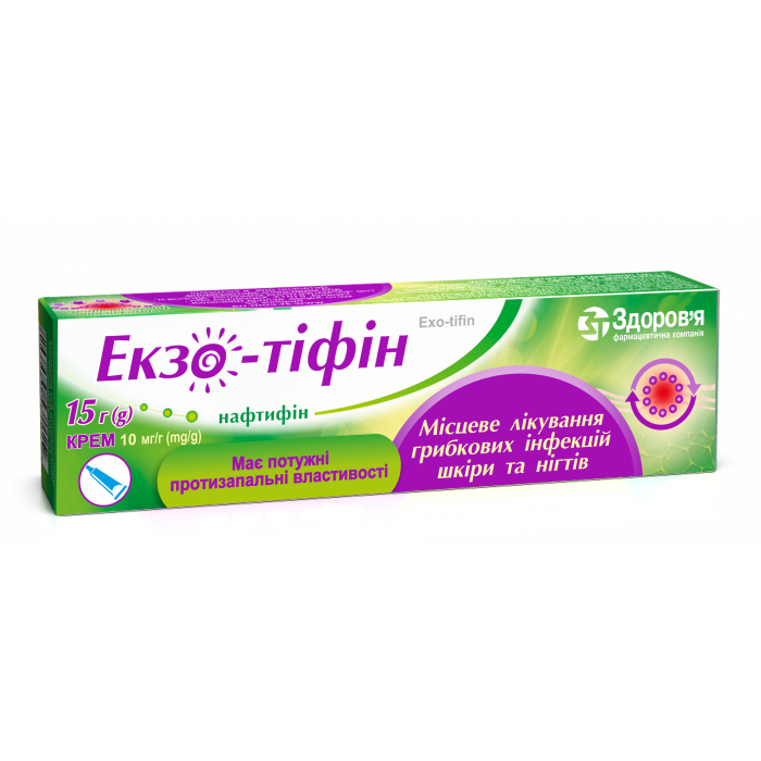 Екзо-тіфін  10 мг/г крем 15 г фото