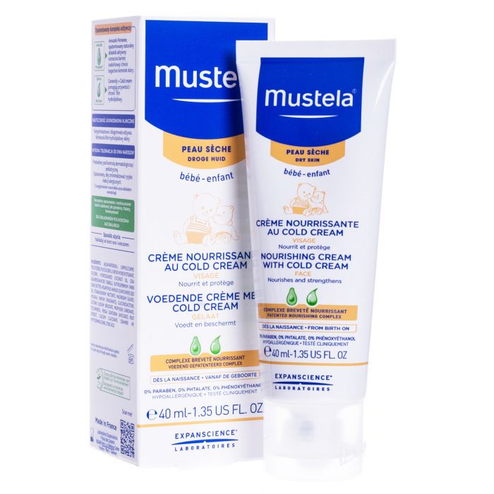 Крем Mustela Cold Cream живильний колд-крем для обличчя 40 мл - фото №1 Крем Mustela Cold Cream живильний колд-крем для обличчя 40 мл фото