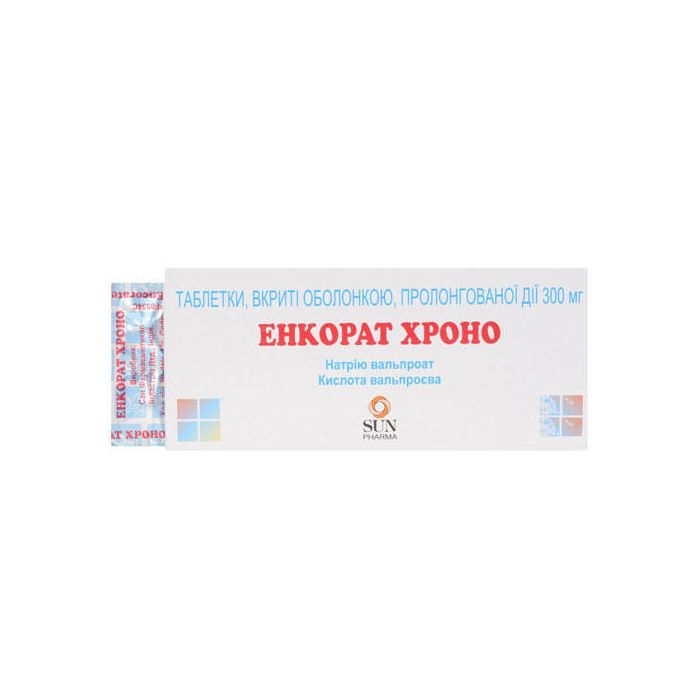 Энкорат Хроно 300 мг таблетки №30  в аптеці