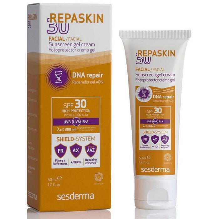 Крем-гель Sesderma Repaskin для обличчя сонцезахисний SPF30 купити