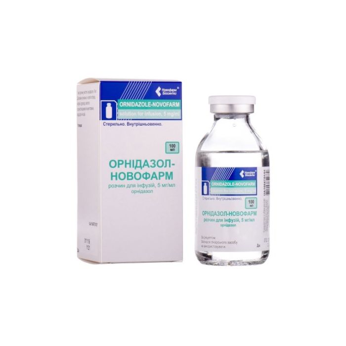 Орнидазол 5 мг/мл раствор для инфузий 100 мл заказать