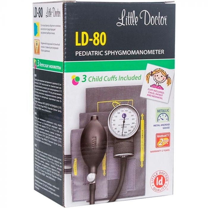 Тонометр Little Doctor (Литл Доктор) LD-80 серебристый фото