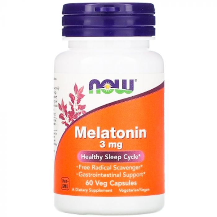 Мелатонін Now 3 мг капсули №60 в інтернет-аптеці