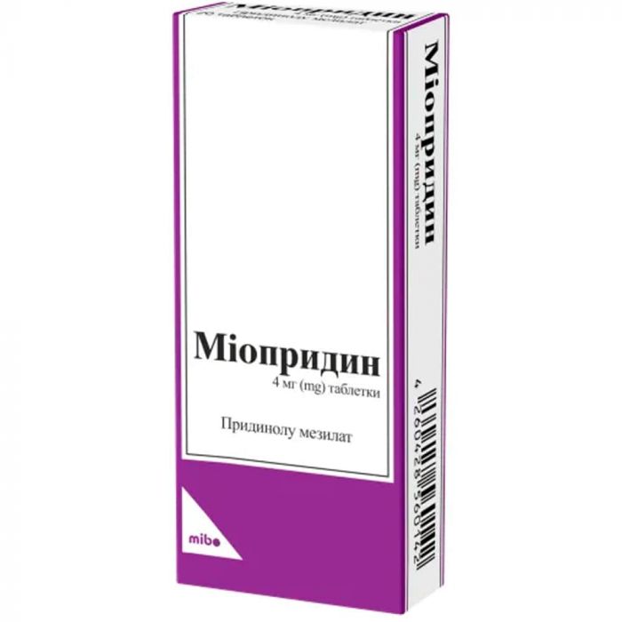 Міопридин 4 мг таблетки №20 замовити