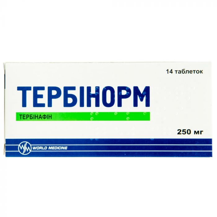 Тербінорм 250 мг таблетки №14 в аптеці