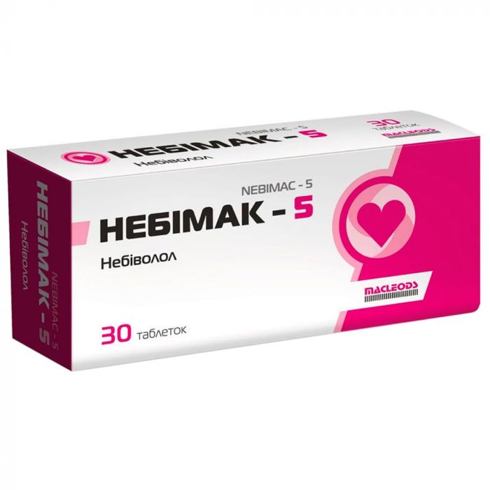 Небімак-5 5 мг таблетки №30 в інтернет-аптеці