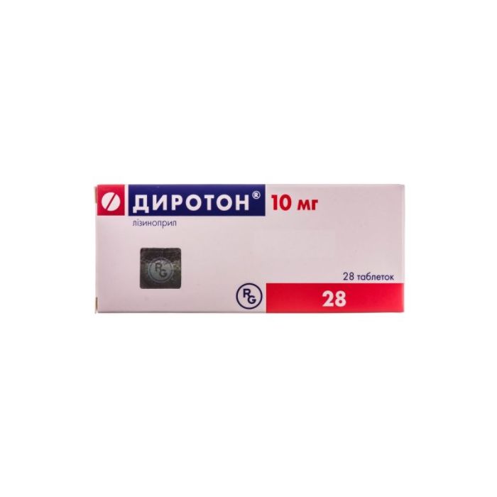 Диротон 10 мг таблетки №28  ADD