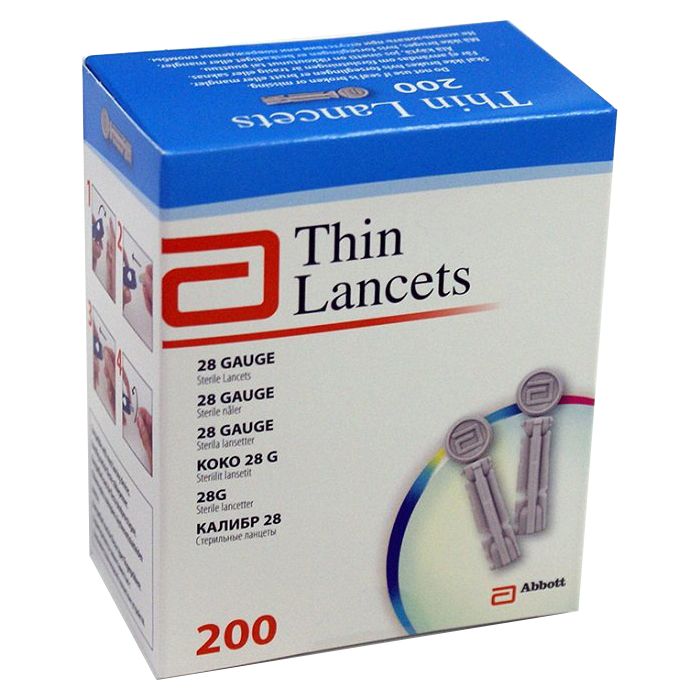 Ланцети Thin Lancets (Зін Ланцетс) №200 ціна