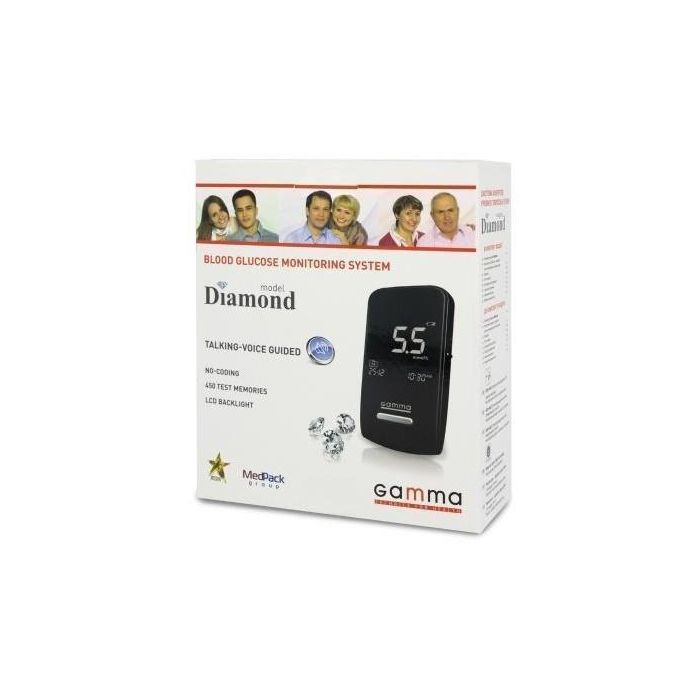 Глюкометр Gamma Diamond - фото №1 Глюкометр Gamma Diamond ADD