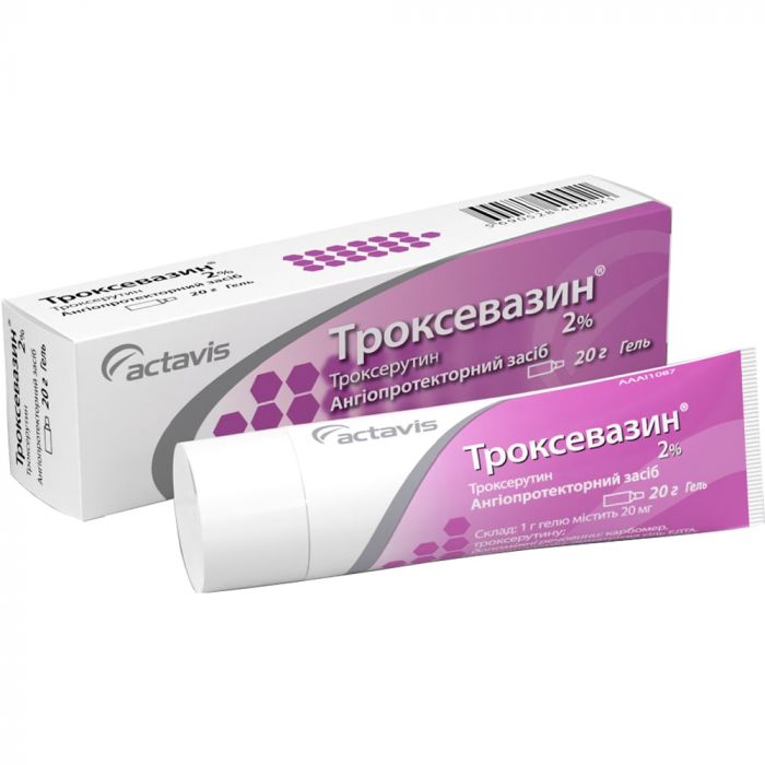 Троксевазин 2% гель 20 г