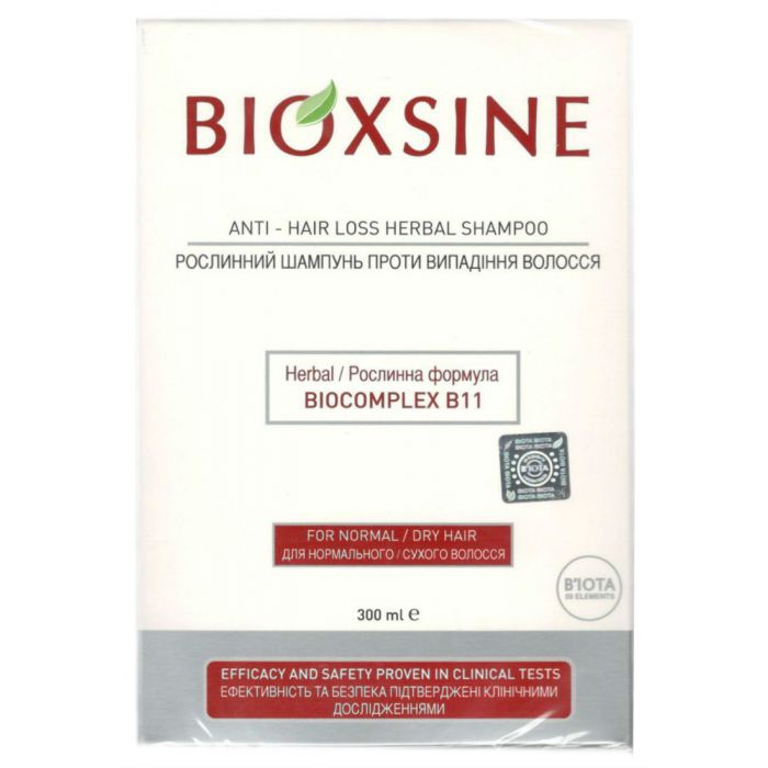 Шампунь Bioxsine проти випадіння для нормального і сухого волосся 300 мл ADD