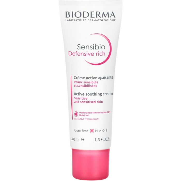 Крем Bioderma Sensibio Defensive Active Soothing Cream легкий, 40 мл в інтернет-аптеці