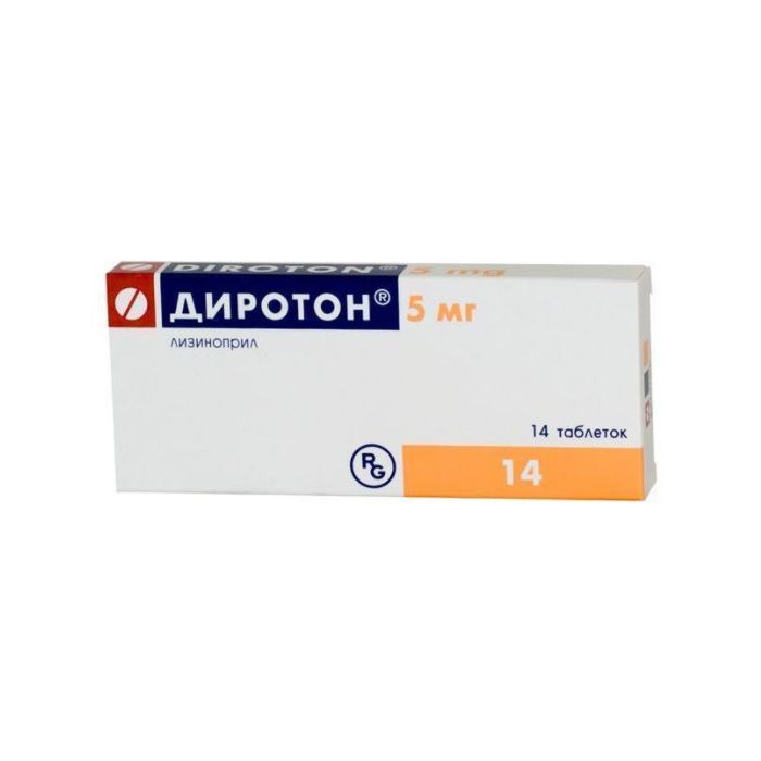 Диротон 5 мг таблетки №14  ADD