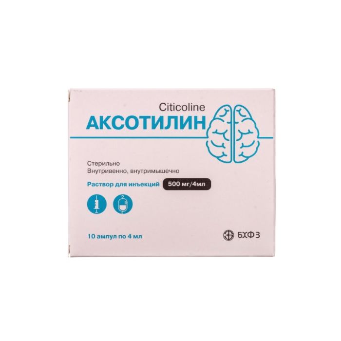 Аксотилин 500 мг/4 мл раствор для инъекций ампулы №10  ADD
