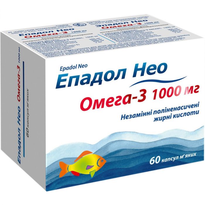 Епадол Нео Омега-3 1000 мг капсули №60  замовити
