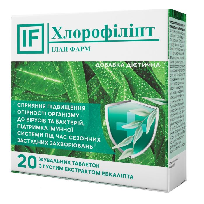 Хлорофіліпт таблетки №20 ADD