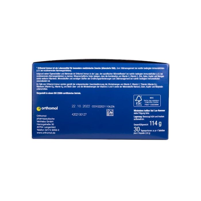 Orthomol (Ортомол) Immun (відновлення імунної системи) 30 днів капсули №30
