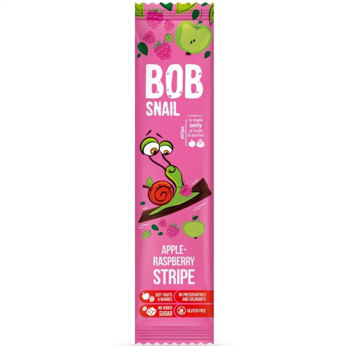 Цукерки Bob Snail (Равлик Боб) яблуко-малина 14 г купити