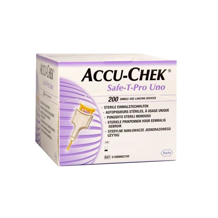 Ланцет автоматичний Accu-Chek Safe-T-Pro Uno №200 ціна