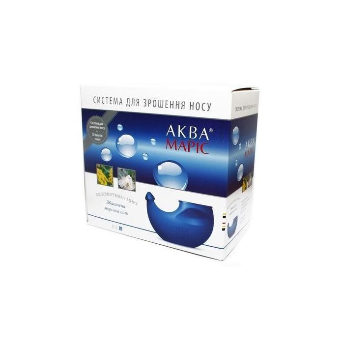 Аква Марис устройство для промывания носа + пакетики-саше с обогащенной травами солью №30 в интернет-аптеке