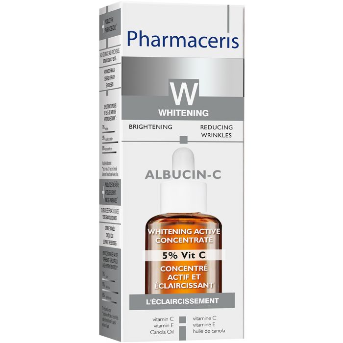 Концентрат Pharmaceris W Albucin-C відбілюючий активний 5% з вітаміном С 30 мл в аптеці