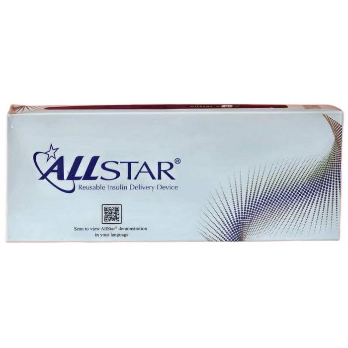 Шприц-ручка інсулінова багаторазового використання Allstar Sanofi (бірюзового кольору) в Україні