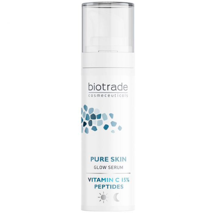 Сироватка Biotrade (Біотрейд) Pure Skin з вітаміном С 15% та пептидами для сяйва шкіри, 30 мл в аптеці