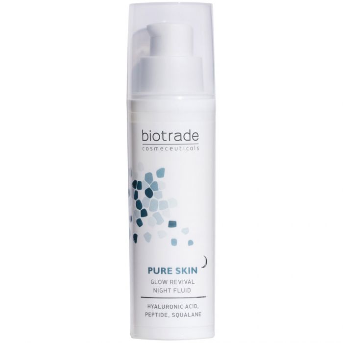 Флюїд Biotrade (Біотрейд) Pure Skin з гіалуроновою кислотою та пептидами нічний, 50 мл в аптеці