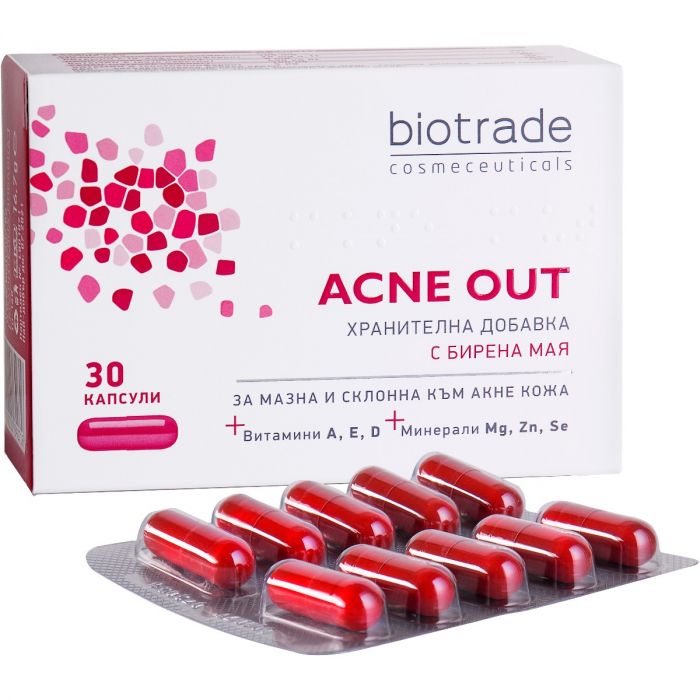 Харчова добавка Biotrade (Біотрейд) Acne Out капсули №30 в інтернет-аптеці