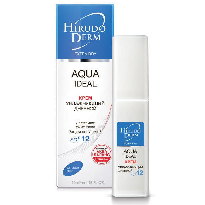 Крем Hirudo Derm Extra-Dry Aqua Ideal зволожуючий денний 50 мл в аптеці