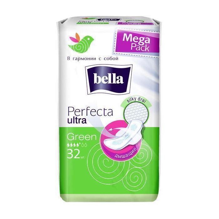 Прокладки Bella Perfecta Ultra Green 32 шт в аптеці