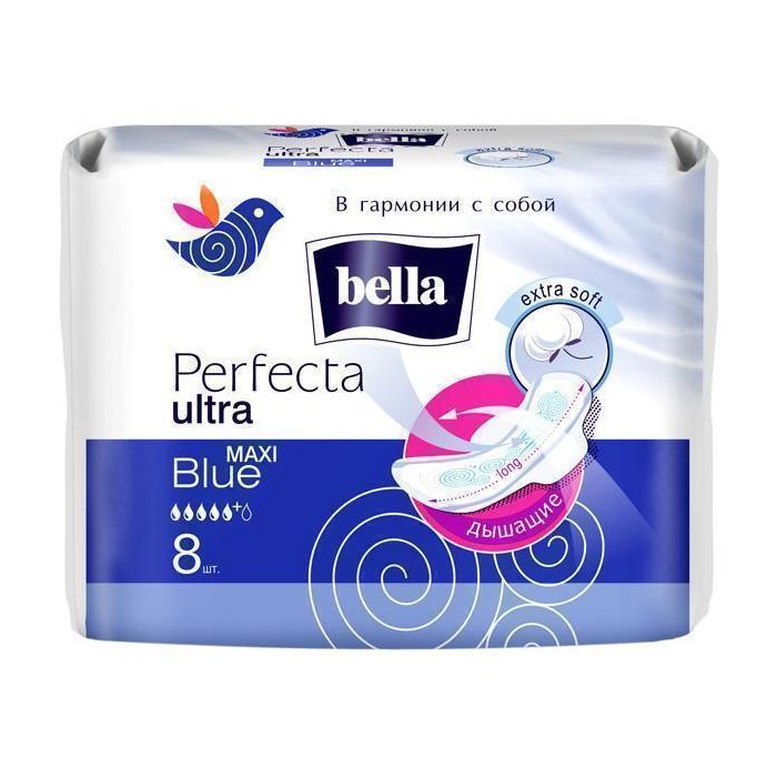 Прокладки Bella Perfecta Ultra Maxi Blue 8 шт в інтернет-аптеці