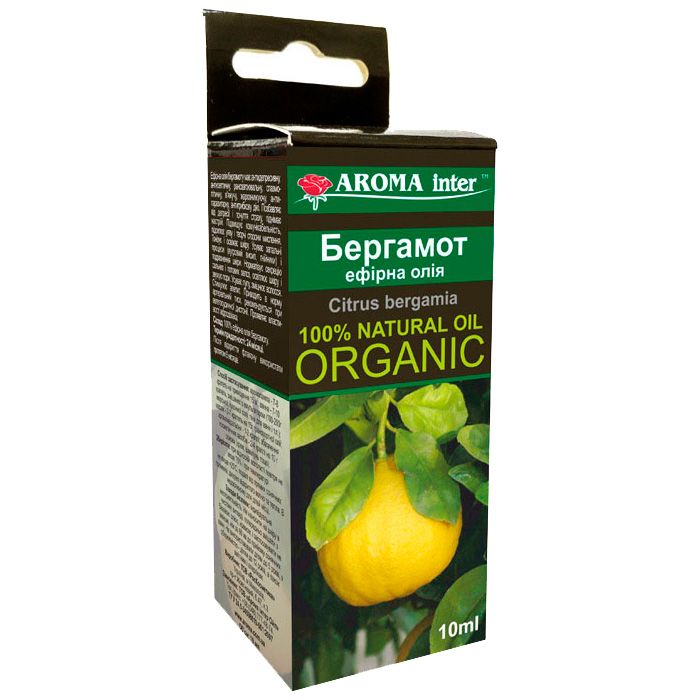 Олія ефірна Aroma inter Бергамот, 10 мл в Україні