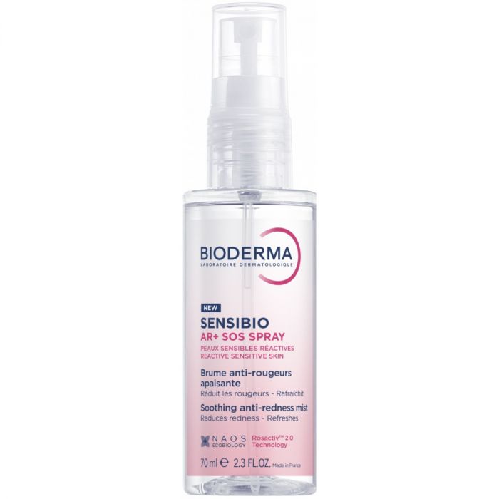 Спрей Bioderma (Біодерма) Sensibio АR+ SOS 70 мл - фото №1 Спрей Bioderma (Біодерма) Sensibio АR+ SOS 70 мл в інтернет-аптеці
