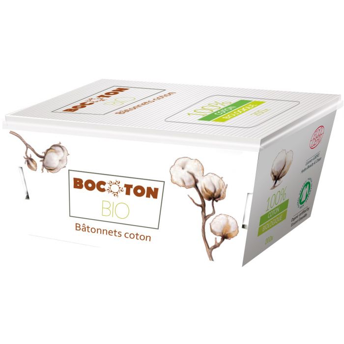 Органічні ватні палички Bocoton Bio 200 шт купити