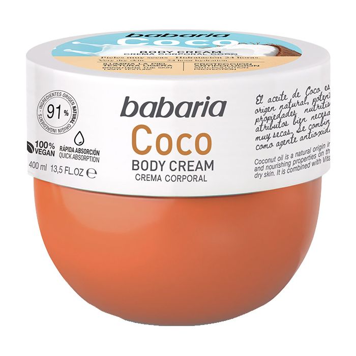 Крем Babaria (Бабарія) для тіла з кокосовою олією для дуже сухої шкіри 400 мл в аптеці