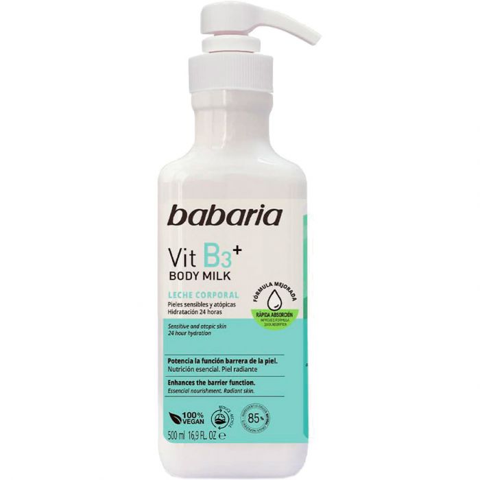 Молочко Babaria (Бабарія) для тіла з вітаміном В3 500 мл ADD